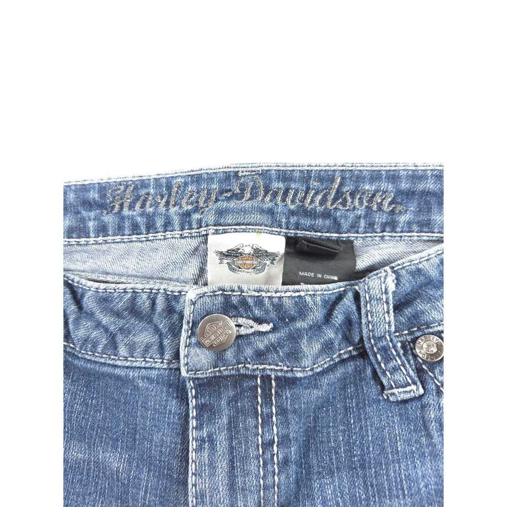 Harley Davidson Harley Davidson Button Zip Denim … - image 6