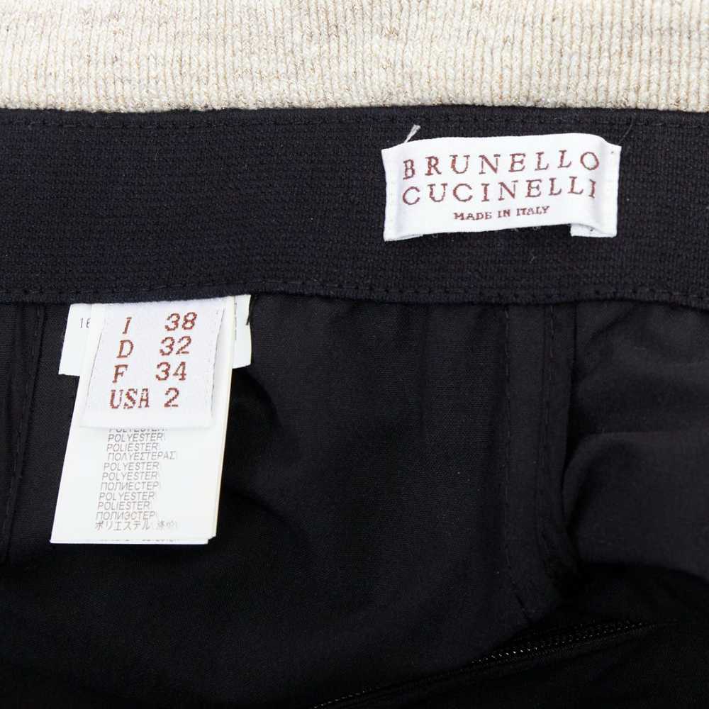 Brunello Cucinelli BRUNELLO CUCINELLI black cream… - image 8