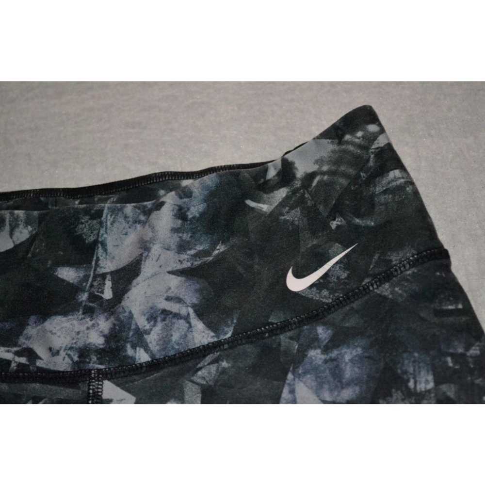 Nike 42804-a Nike Gym Pants Leggings Gray Graphic… - image 1