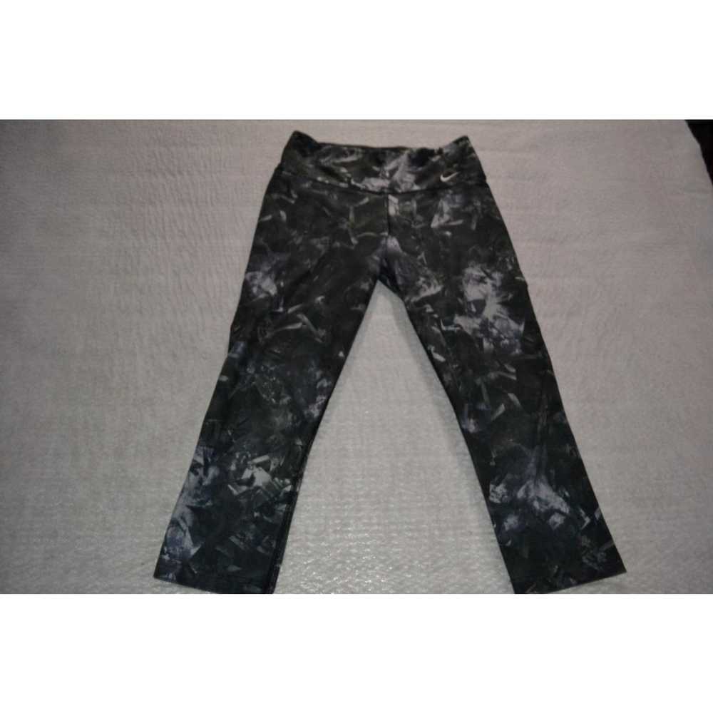 Nike 42804-a Nike Gym Pants Leggings Gray Graphic… - image 2