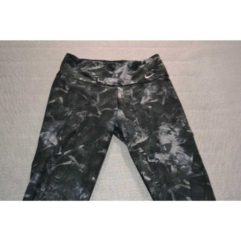 Nike 42804-a Nike Gym Pants Leggings Gray Graphic… - image 3