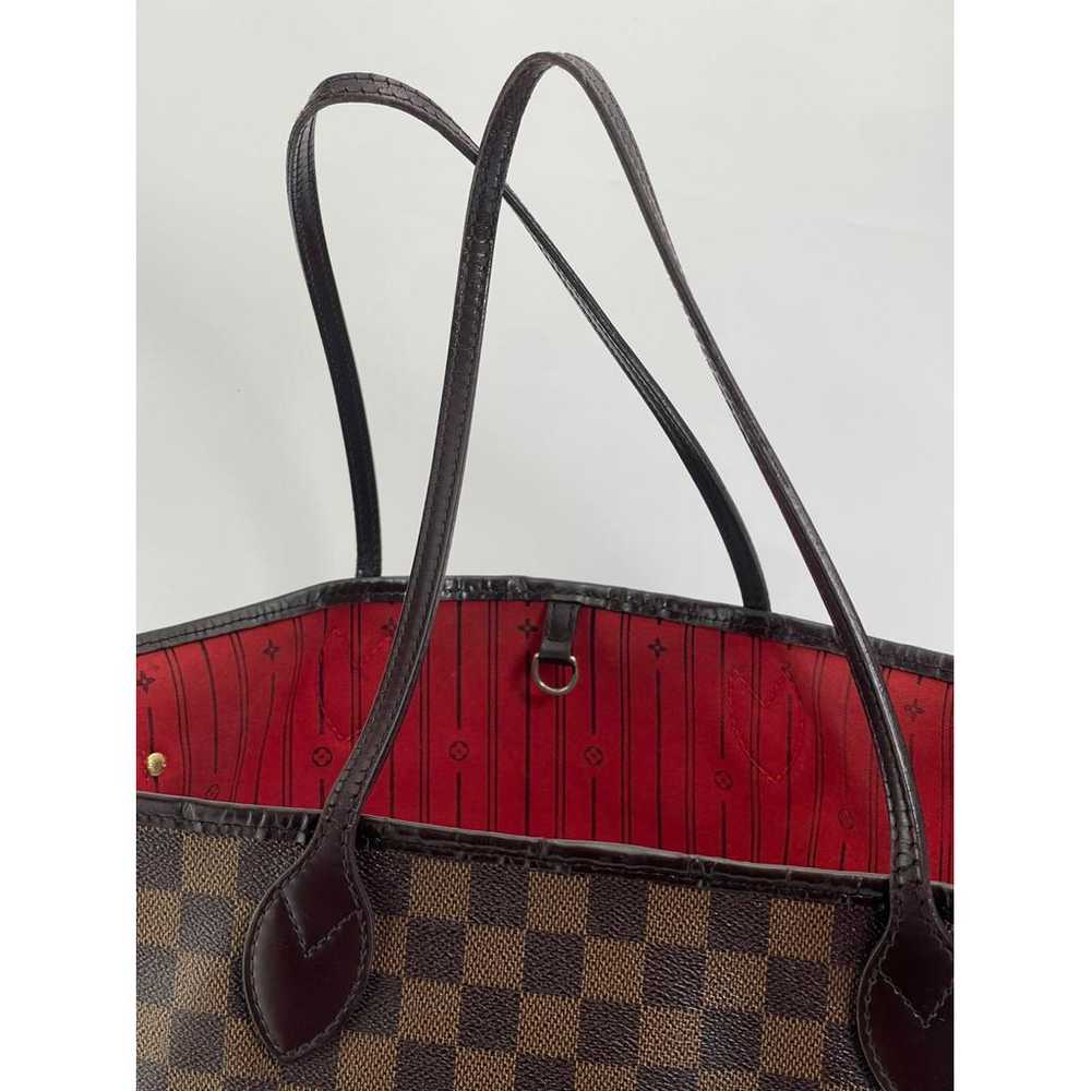 Louis Vuitton Neverfull leather handbag - image 4