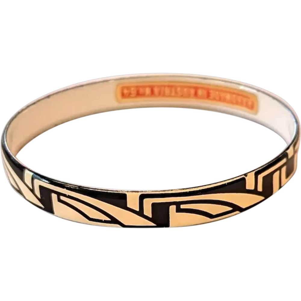 Art Deco Inspired Enameled Bracelet Austria - image 1