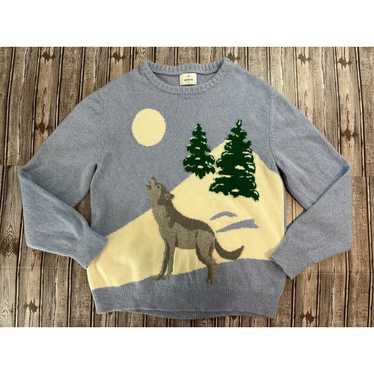 Other HARDEN 100% Cashmere Hand KnitSweater wolf … - image 1