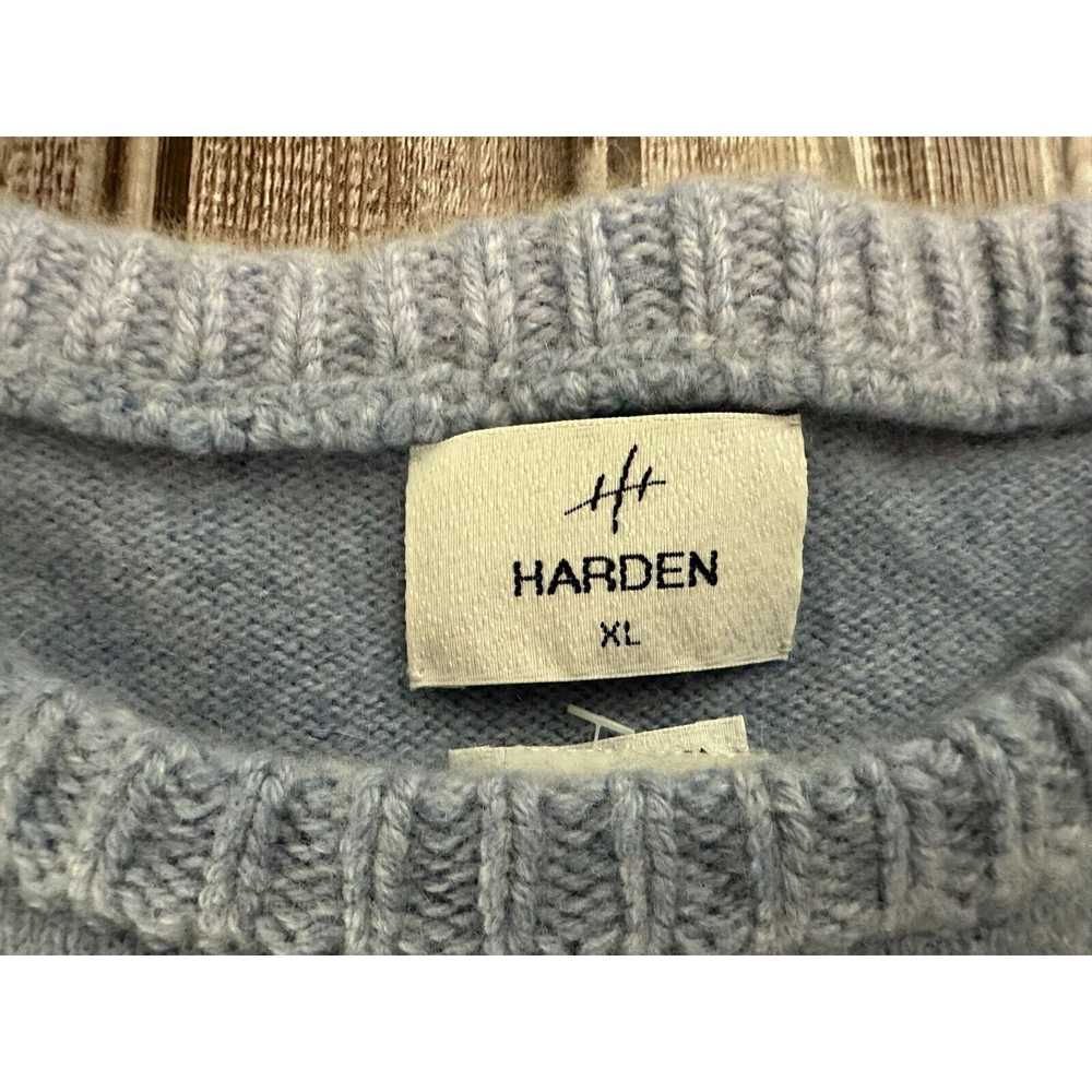 Other HARDEN 100% Cashmere Hand KnitSweater wolf … - image 3