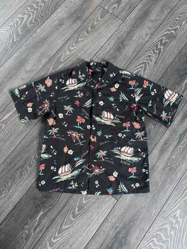 Prada prada milano hawaiian hawaii shirt button up