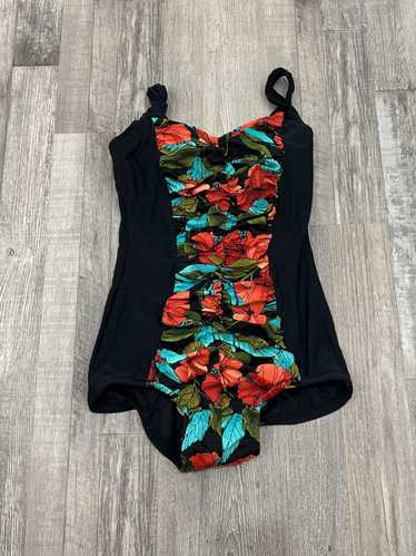 Other Tropical Ruched Swimsuit