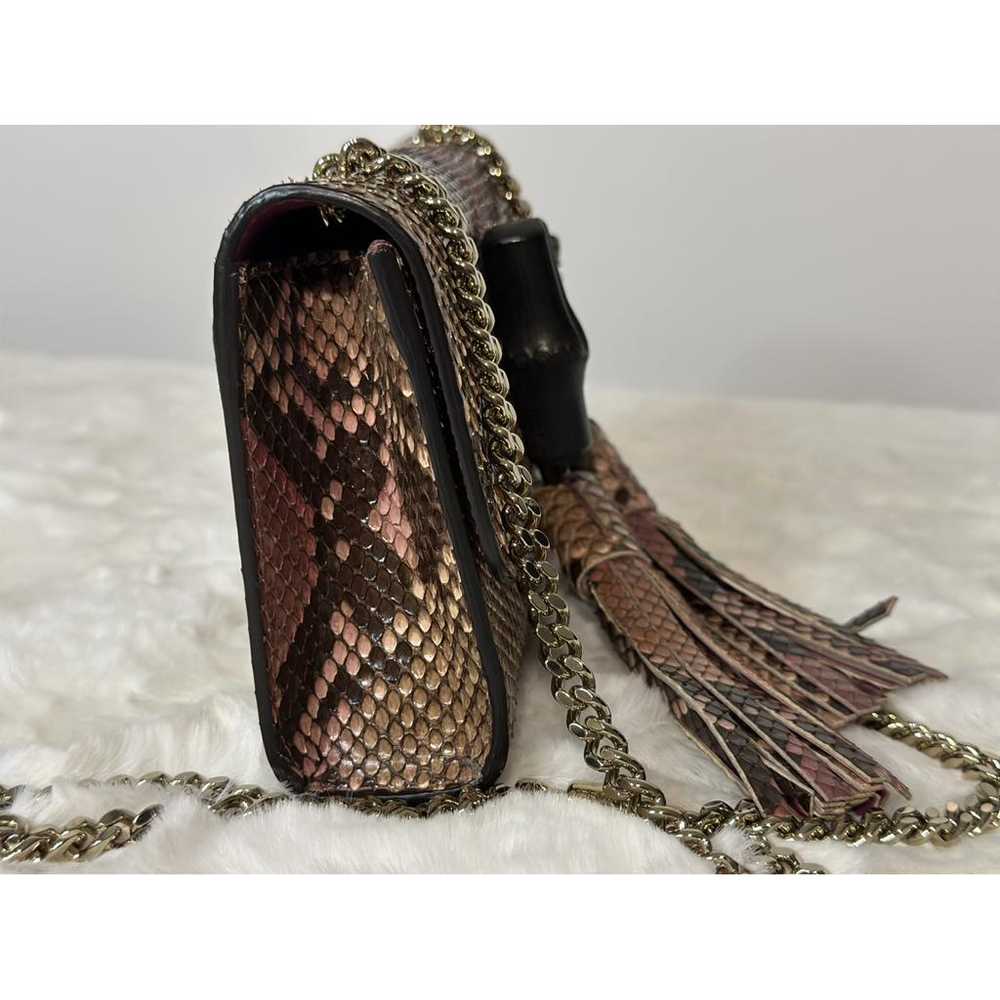 Gucci Miss Bamboo python crossbody bag - image 5