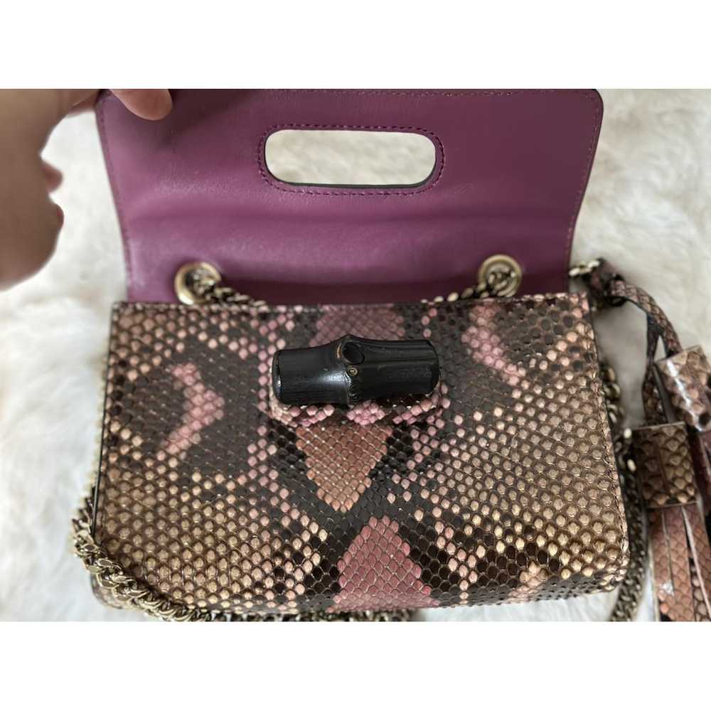 Gucci Miss Bamboo python crossbody bag - image 6