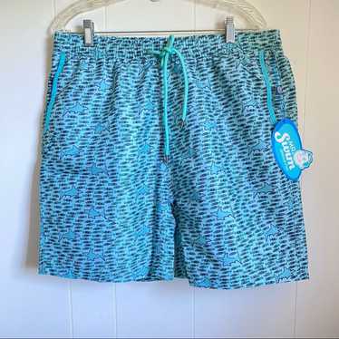 Brand Mr Swim Sharks Green Swim Trunks