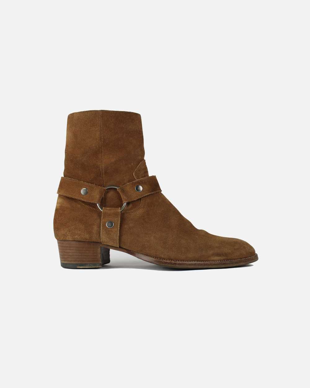 Saint Laurent Paris Saint Laurent Brown Suede Wya… - image 1