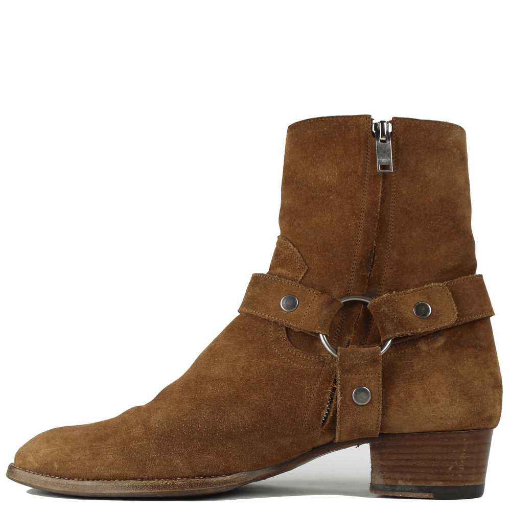 Saint Laurent Paris Saint Laurent Brown Suede Wya… - image 3