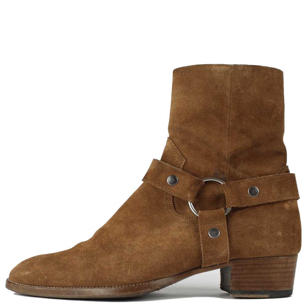 Saint Laurent Paris Saint Laurent Brown Suede Wya… - image 5