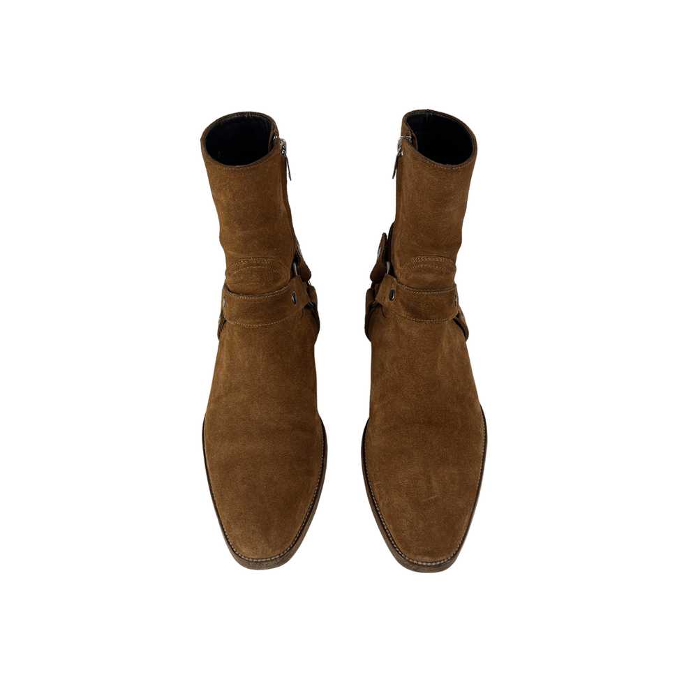 Saint Laurent Paris Saint Laurent Brown Suede Wya… - image 8