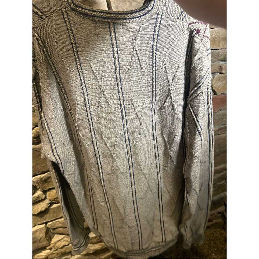 Camel Vintage Y2K camel golf sport Sweater V-Neck… - image 5