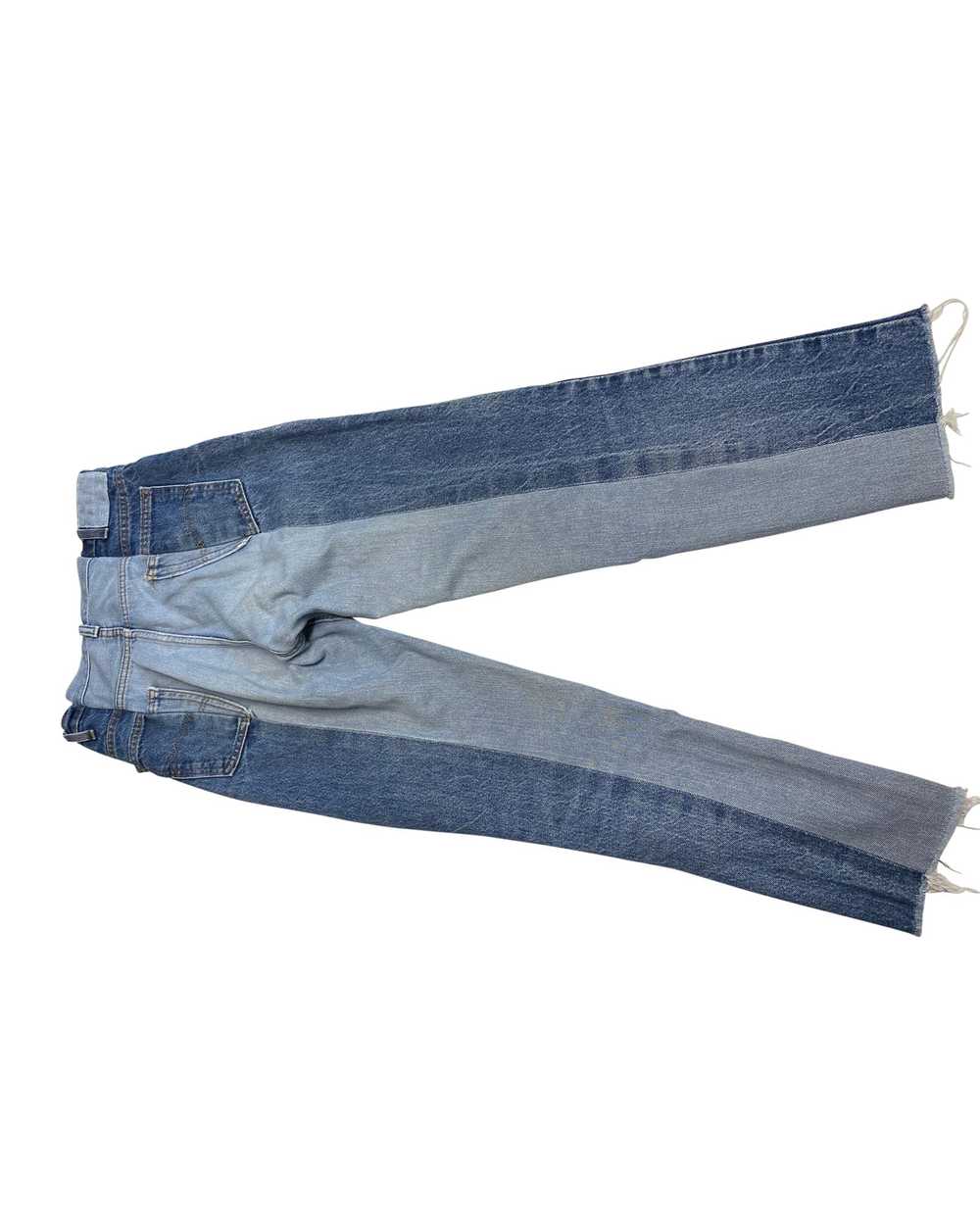 Pre Loved E L V Denim Contrast Straight Leg Jeans… - image 4