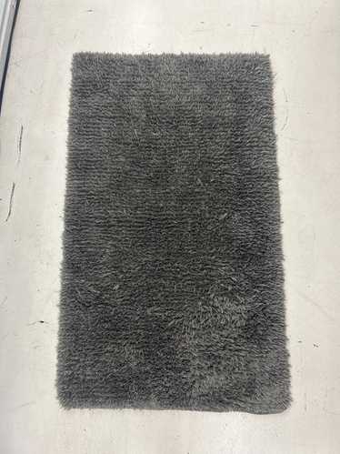 Designer Luxurious Gray Plush Area Rug - Soft and 