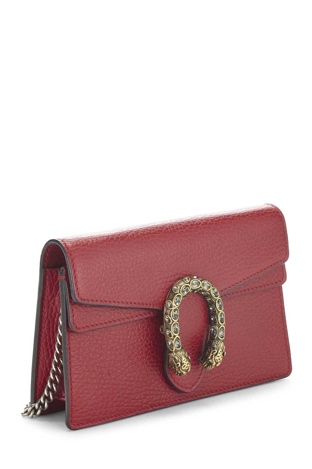 Red Leather Dionysus Shoulder Bag Super Mini - image 2