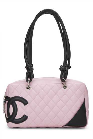 Pink Calfskin Cambon Ligne Bowler