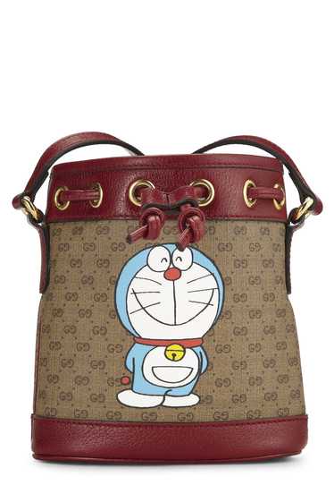 Doraemon x Gucci Coated Canvas Bucket Bag Mini