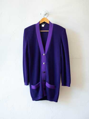 Vintage 1980s Salvatore Ferragamo Oversized Purple