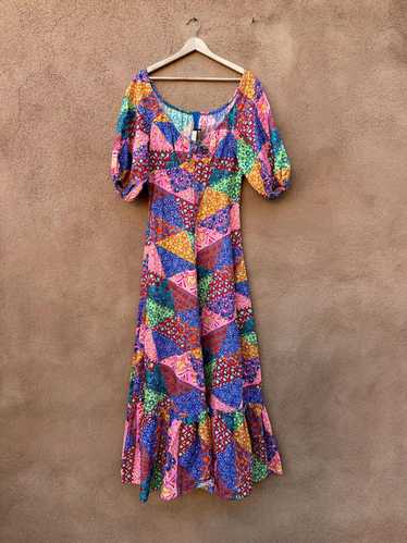 Psychedelic 1970's Denise Dress - image 1