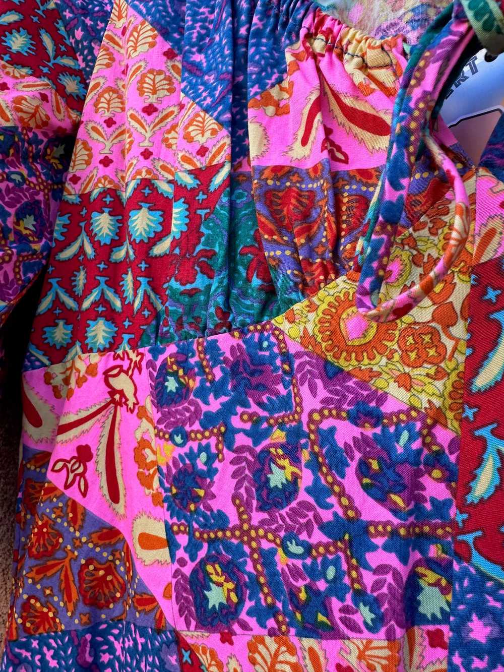 Psychedelic 1970's Denise Dress - image 2