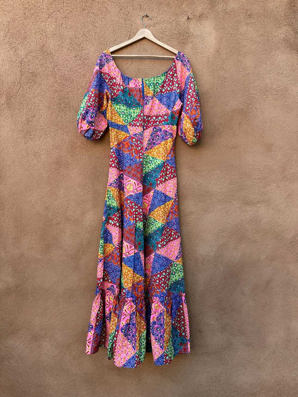 Psychedelic 1970's Denise Dress - image 3