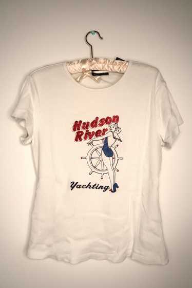 2000s Hudson River Yachting Baby Doll Tee - image 1