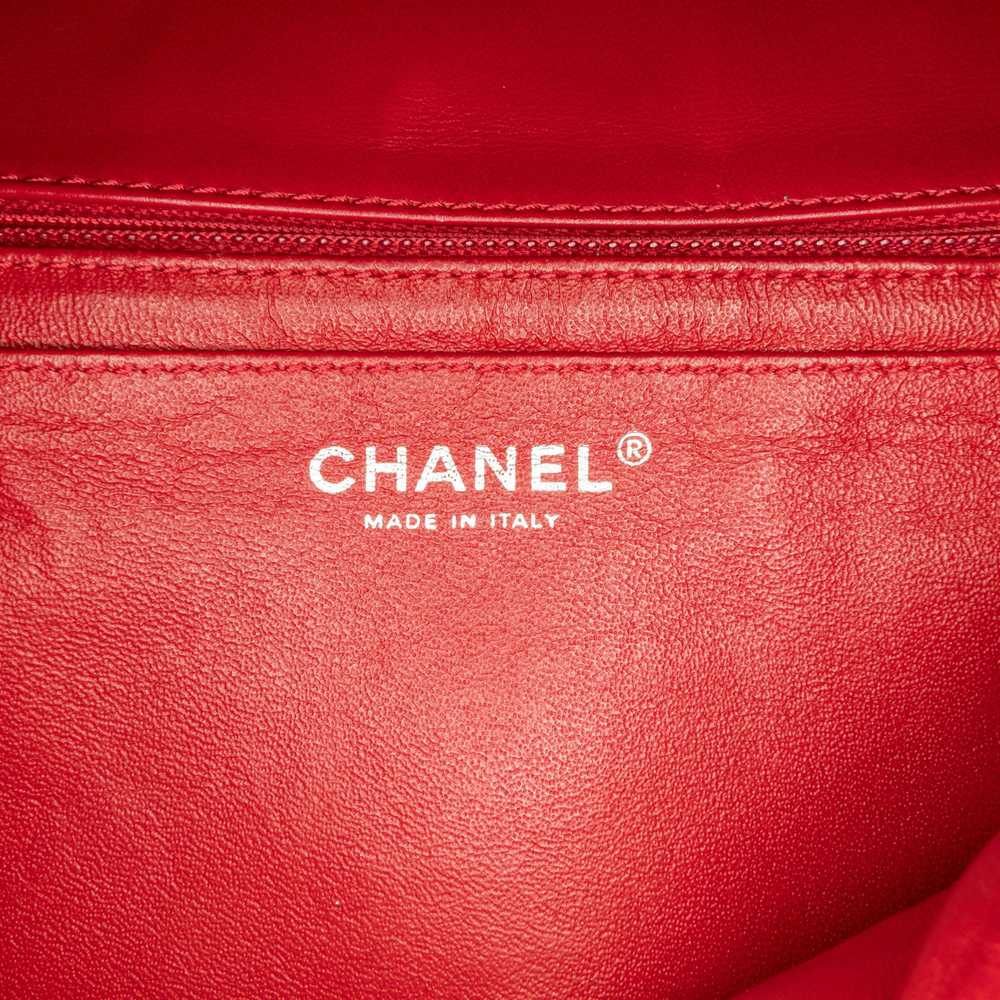 Product Details Chanel Red Patent Leather Jumbo C… - image 6