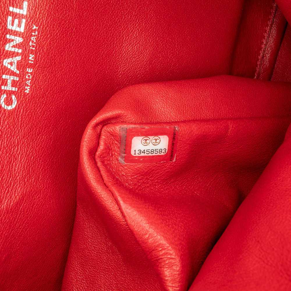 Product Details Chanel Red Patent Leather Jumbo C… - image 7