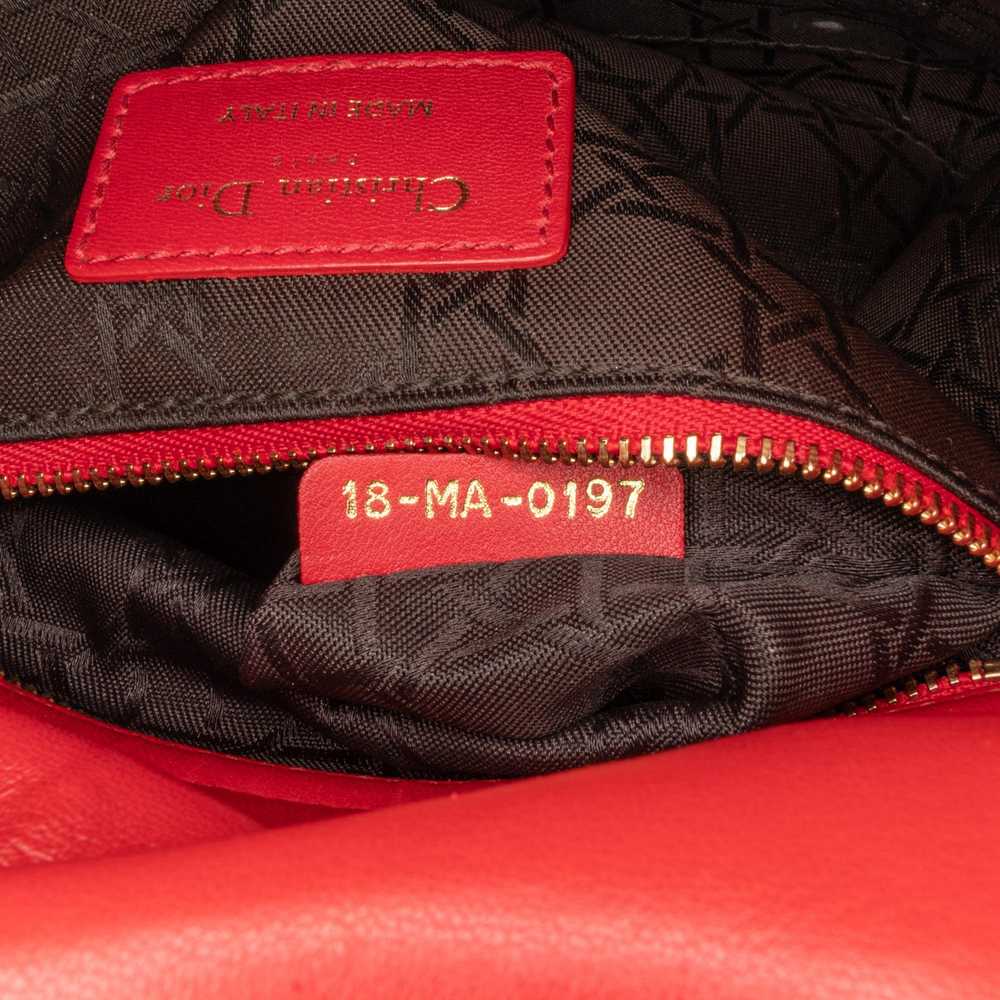 Product Details Dior Red Small Lambskin Cannage L… - image 7