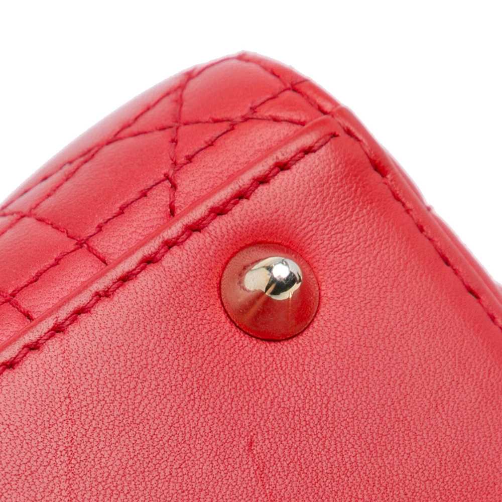 Product Details Dior Red Small Lambskin Cannage L… - image 8