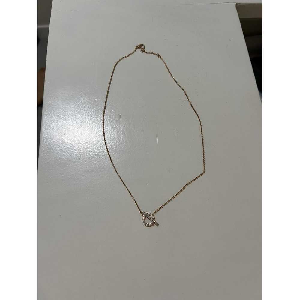 Hermès Finesse pink gold pendant - image 6