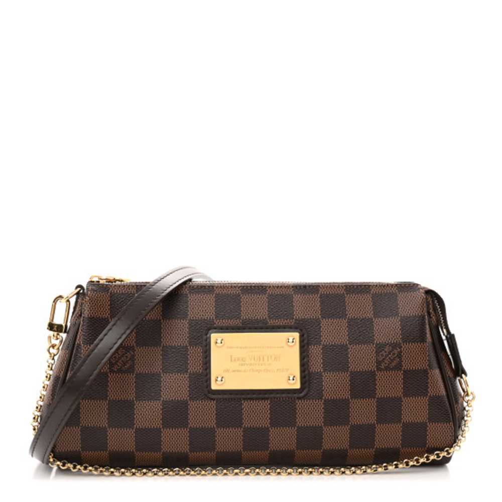 LOUIS VUITTON Damier Ebene Eva Clutch - image 1