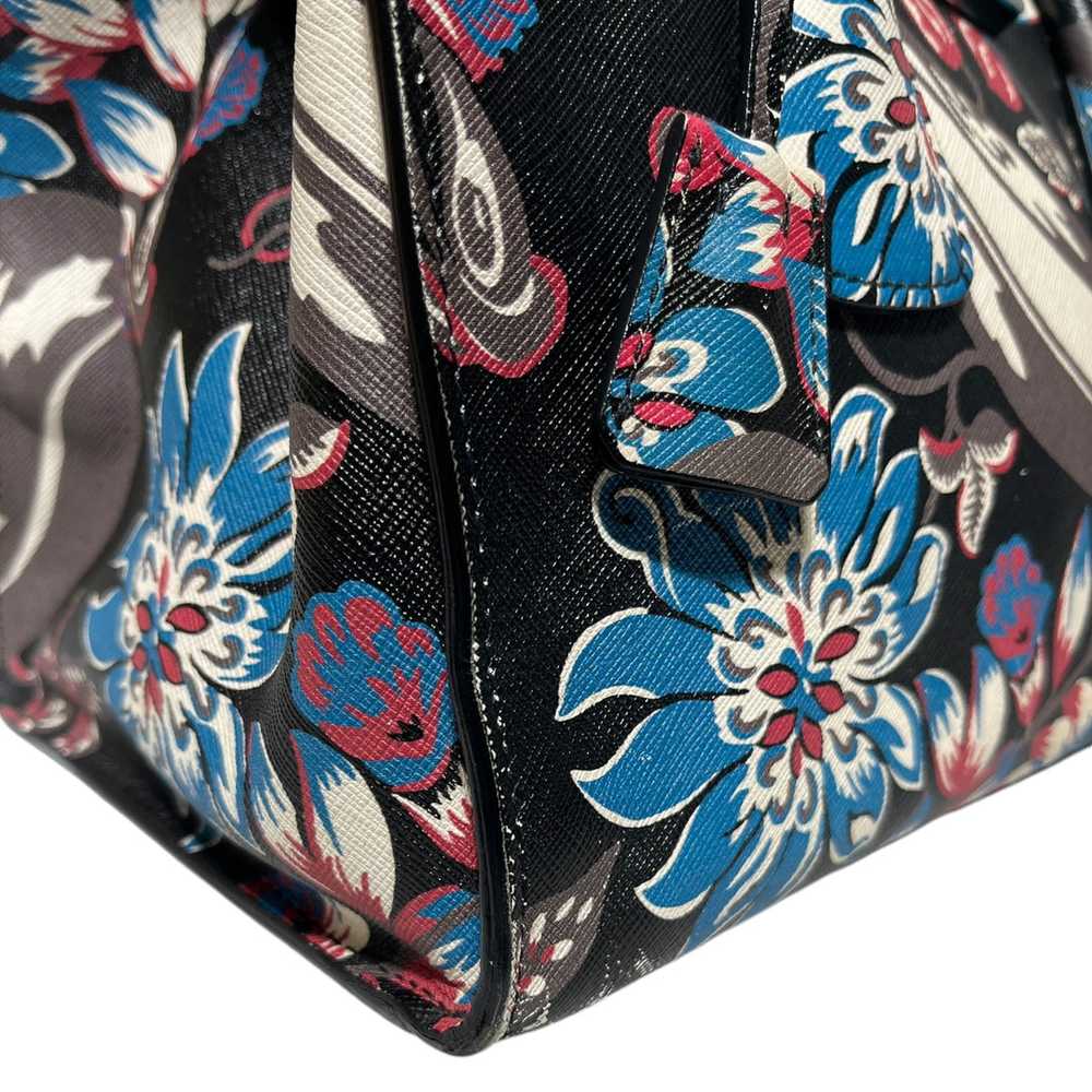 PRADA/Clutch Bag/All Over Print/Leather/BLU/SAFFI… - image 11