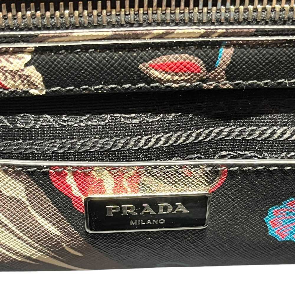 PRADA/Clutch Bag/All Over Print/Leather/BLU/SAFFI… - image 6