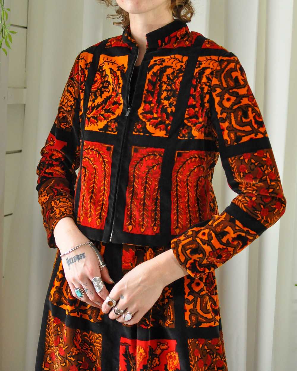 60s Oscar De La Renta Dress & Jacket Set | M - image 2