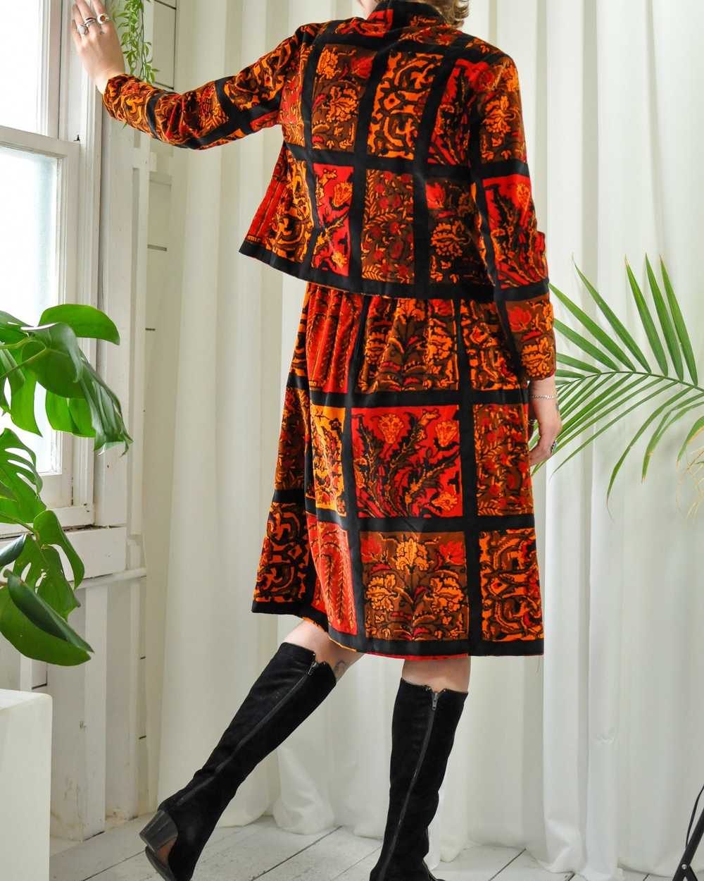 60s Oscar De La Renta Dress & Jacket Set | M - image 7