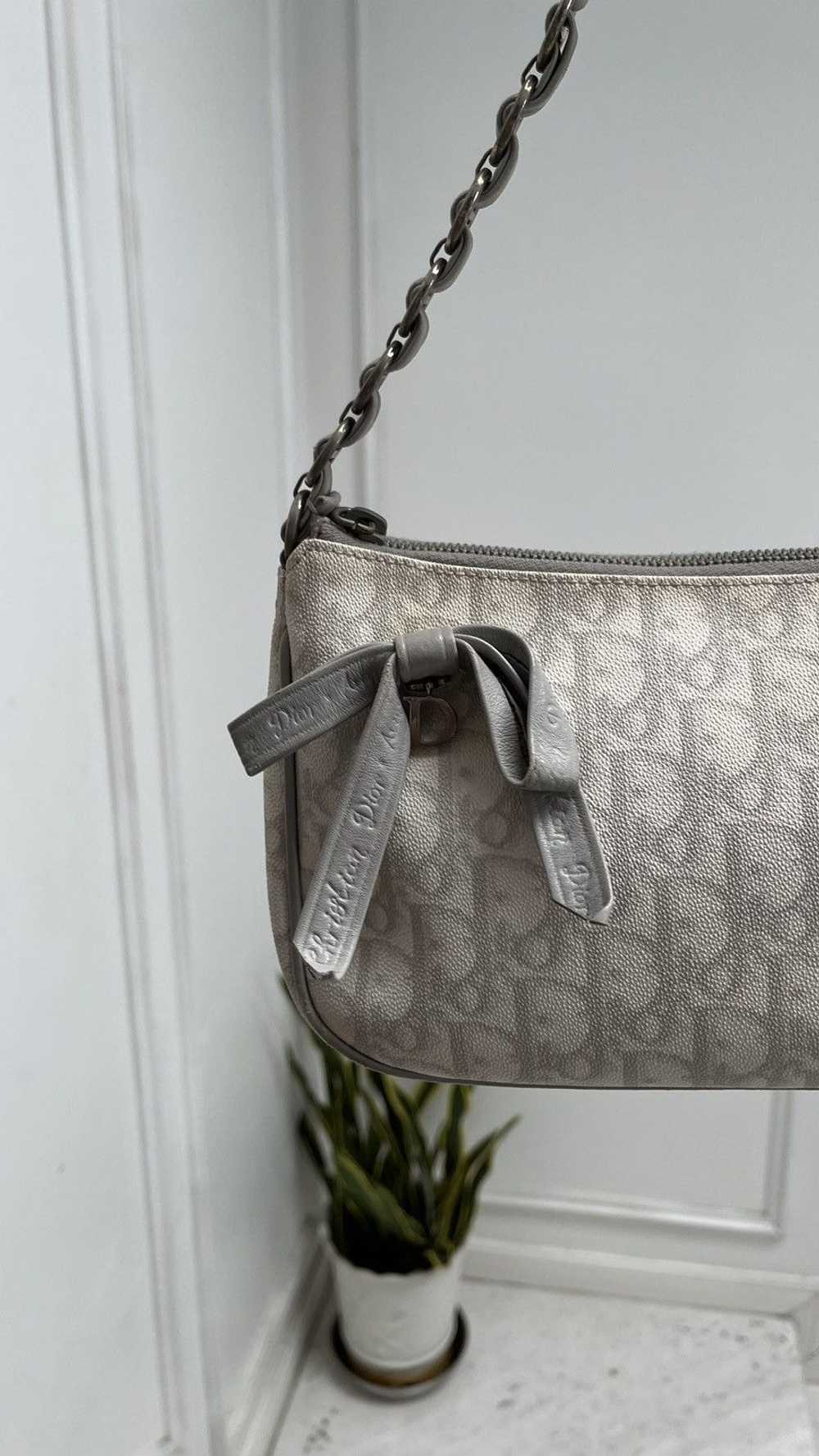 Dior Dior Romantique Trotter Monogram Ribbon Bag - image 3