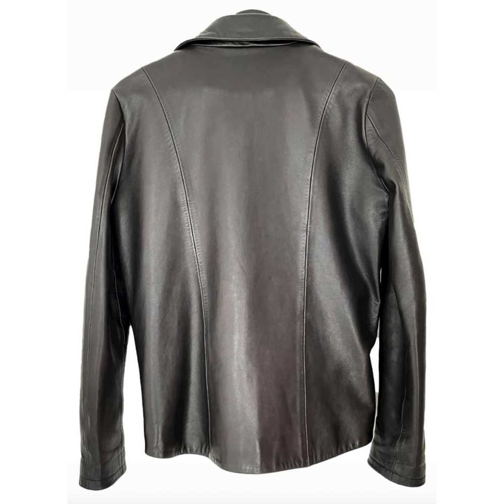 Giorgio Brato Leather biker jacket - image 2