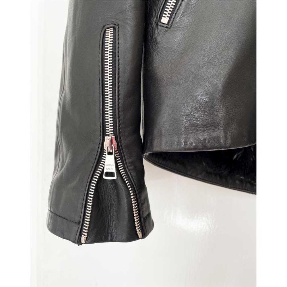 Giorgio Brato Leather biker jacket - image 5