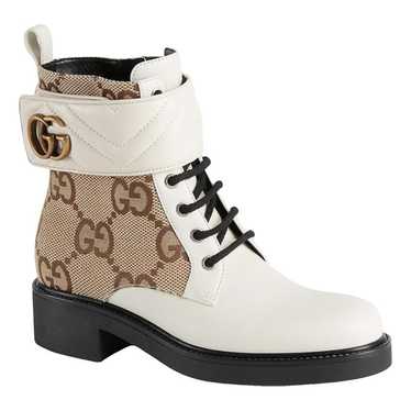 Gucci Marmont leather boots