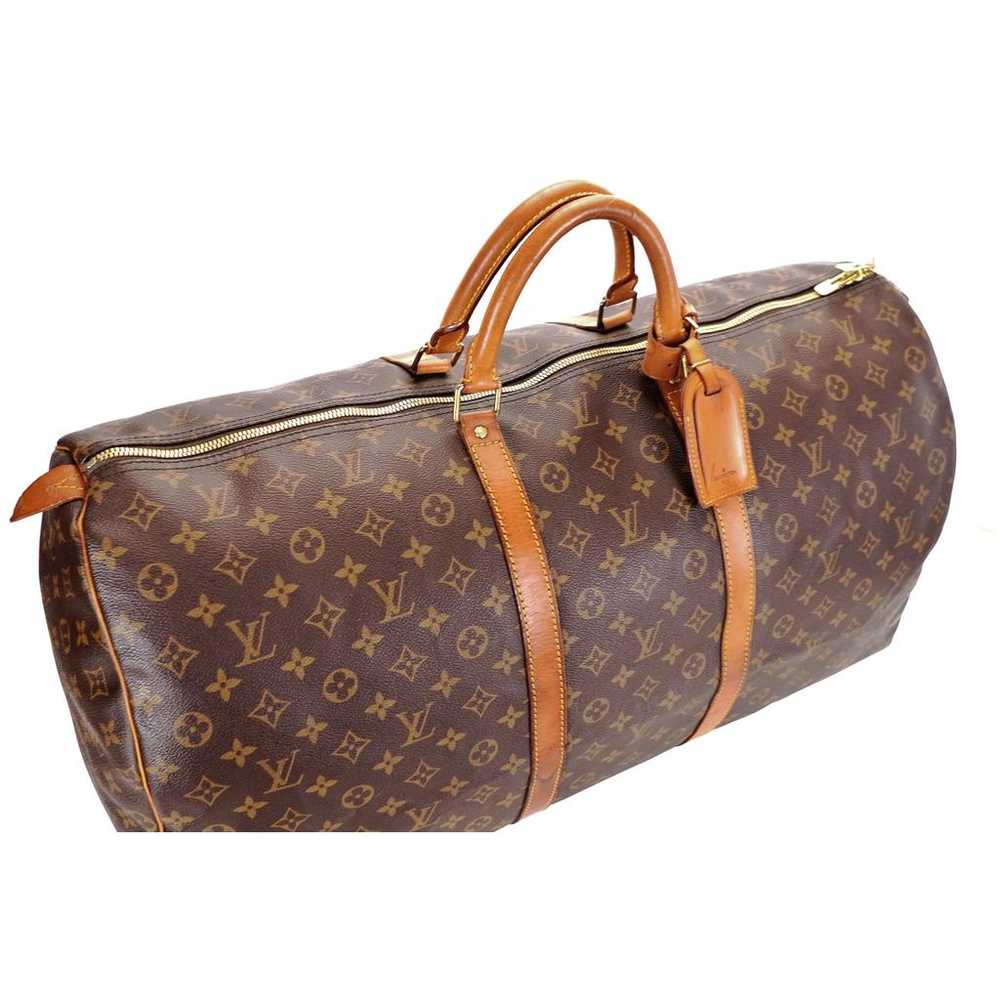 Louis Vuitton Keepall leather 48h bag - image 7