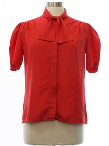 1980's Ann Chabrol Womens Secretary Shirt