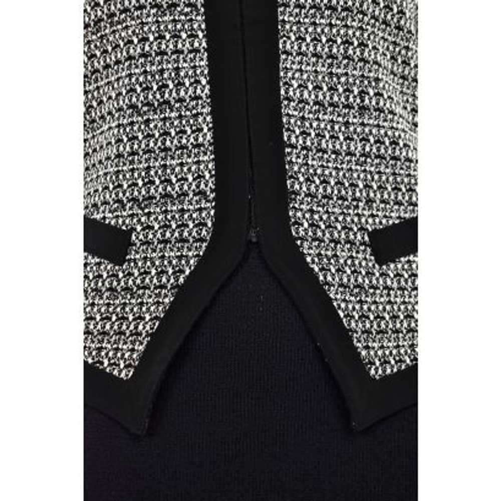 St. John Knits V-Neck Zip-Up Jacket w/ Black Trim… - image 4