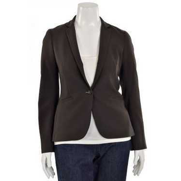 Theory Brando Craze Ponte Knit Jacket in Brown