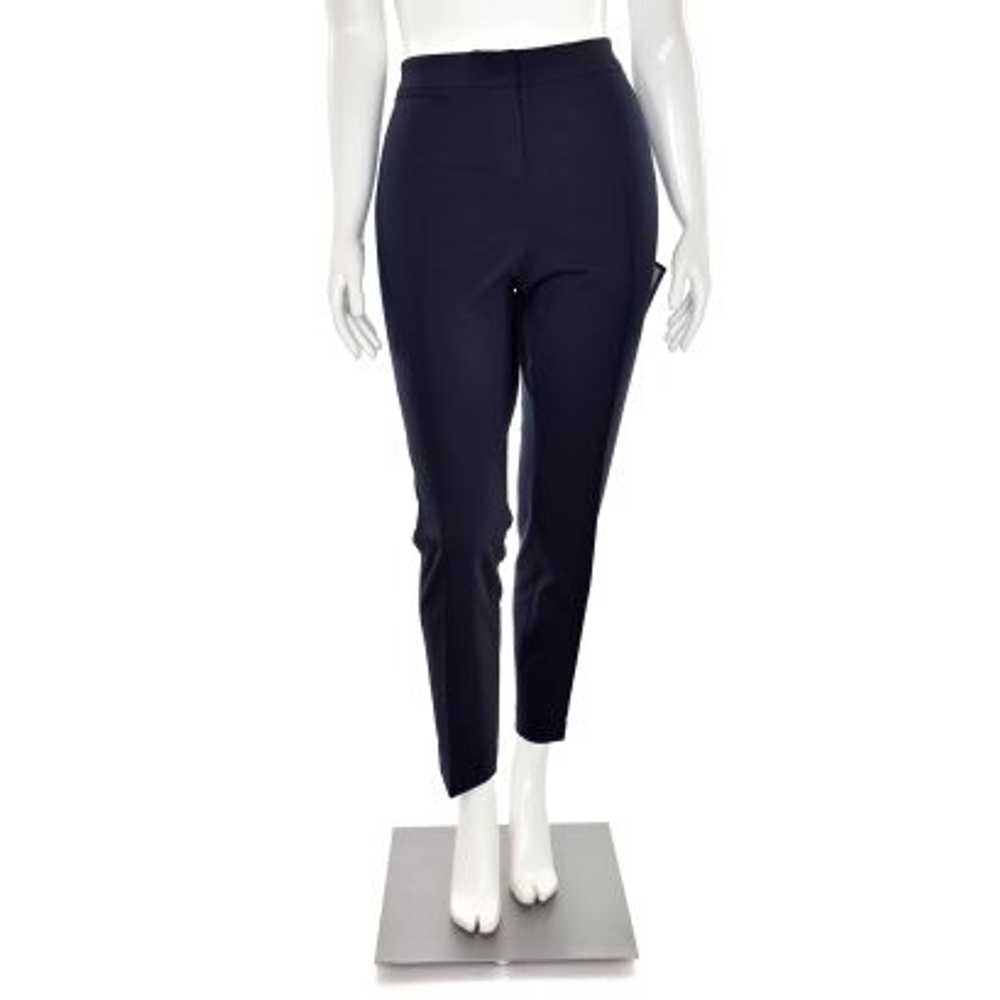 Akris Punto Viscose Blend Mara Trouser in Navy - image 1