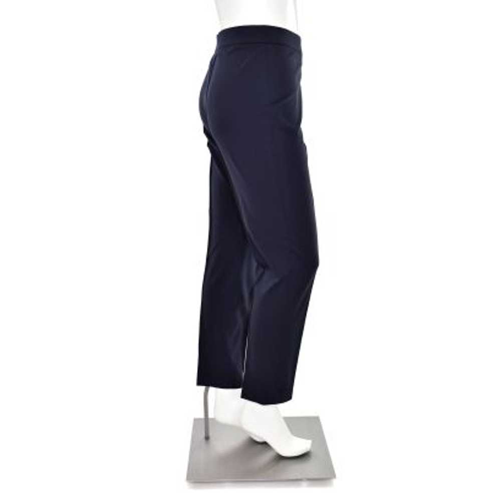 Akris Punto Viscose Blend Mara Trouser in Navy - image 3