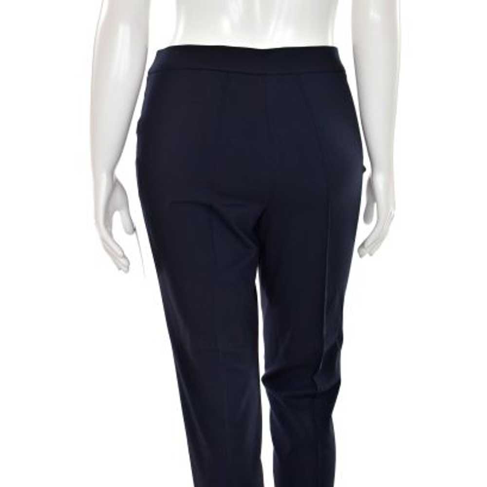 Akris Punto Viscose Blend Mara Trouser in Navy - image 6